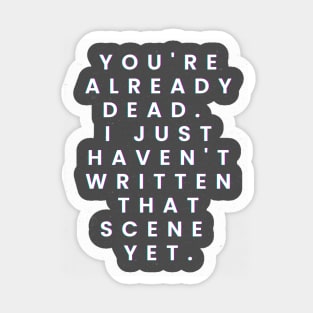 Dead Man Walking Sticker